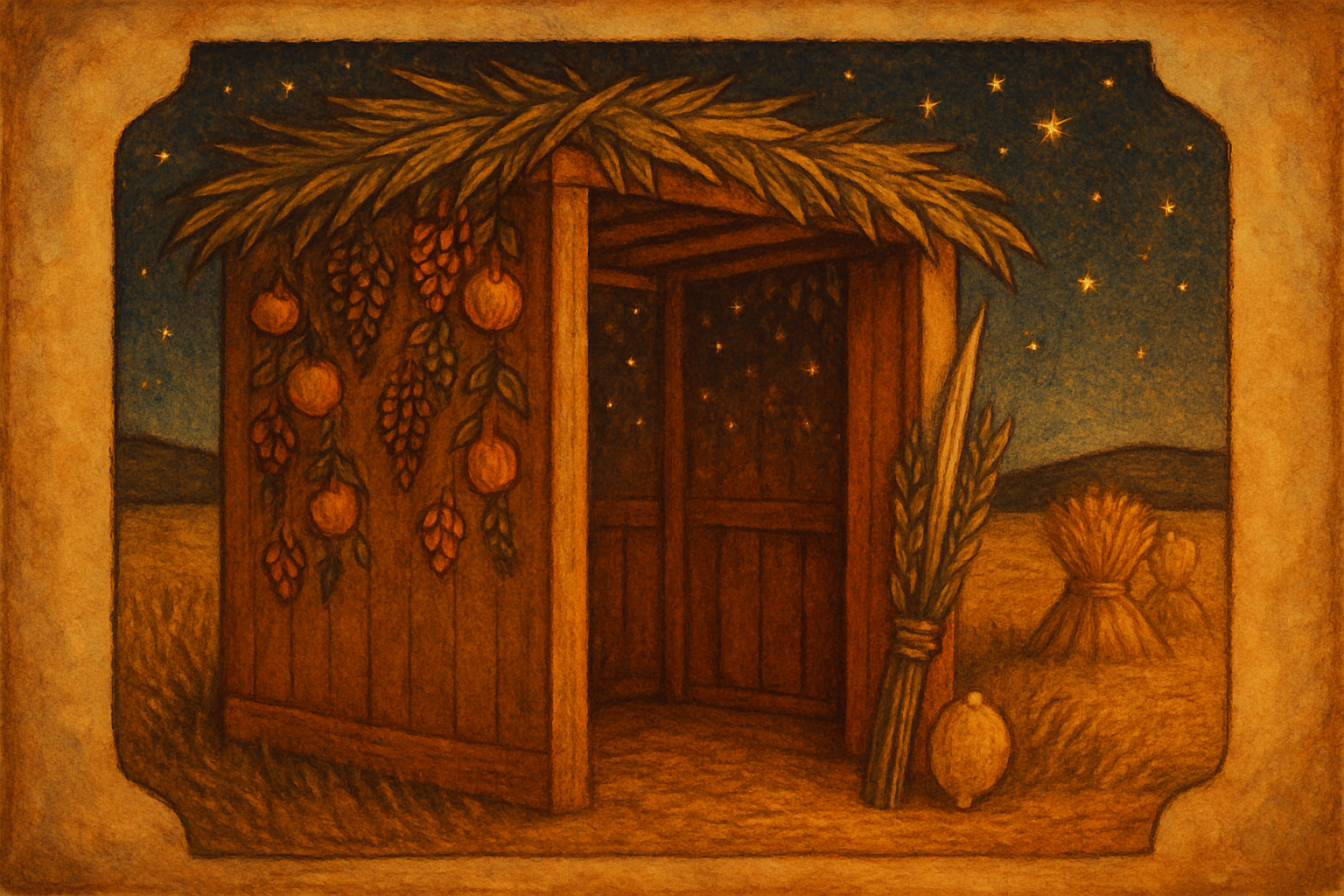 Sucot no Tanach (Festa dos Tabernáculos): Cabanas, Colheita e Alegria